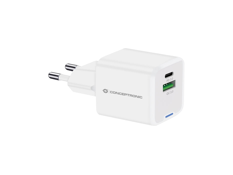EAN 4015867236468 - Conceptronic ALTHEA15W cargador de dispositivo móvil Universal Blanco Corriente alterna Carga rápida Inte imagen 1