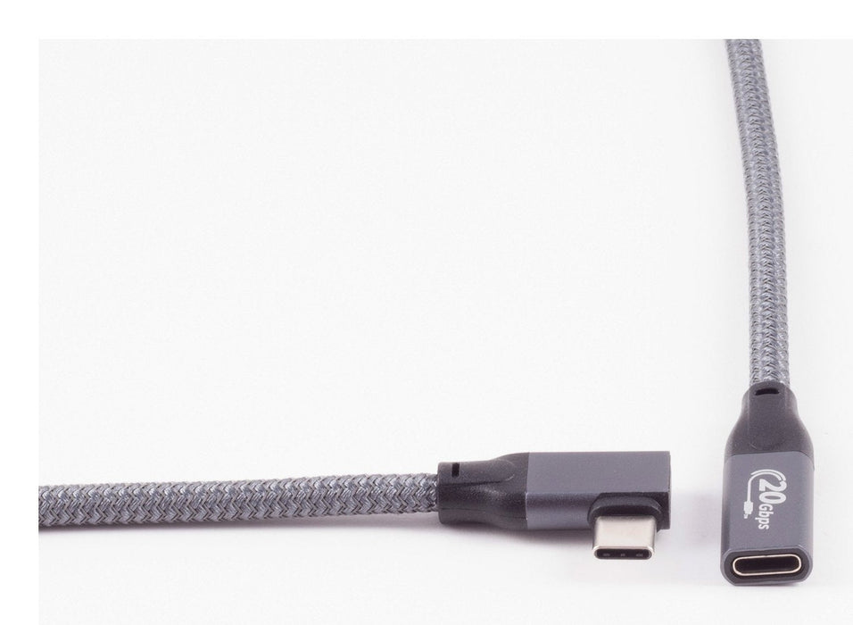 Shiverpeaks Usb-C Verlängerungscable 3.2 90° Pro 2m