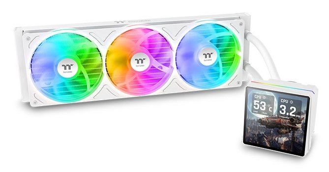 Refrigeración Líquida Cpu K Thermaltake Th360 V3 Ultra Argb Sync Aio Snow Edition
