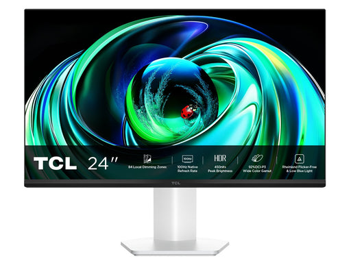 EAN 5901292529055 - TCL 24G54 pantalla para PC 60,5 cm (23.8") 1920 x 1080 Pixeles Full HD QLED Blanco imagen 1