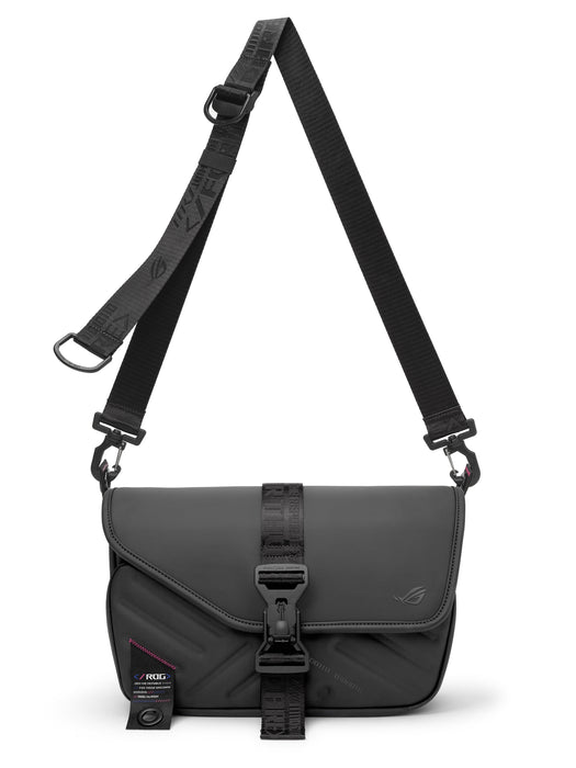EAN 4711387814796 - ASUS BC3004 ROG SLASH SLING BAG 4.0 Bandolera cuero PU, Poliéster Negro imagen 10
