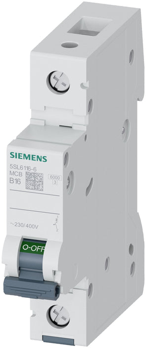 Siemens Automat B 16a 5sl61166 ** 230 400v 6ka 1p