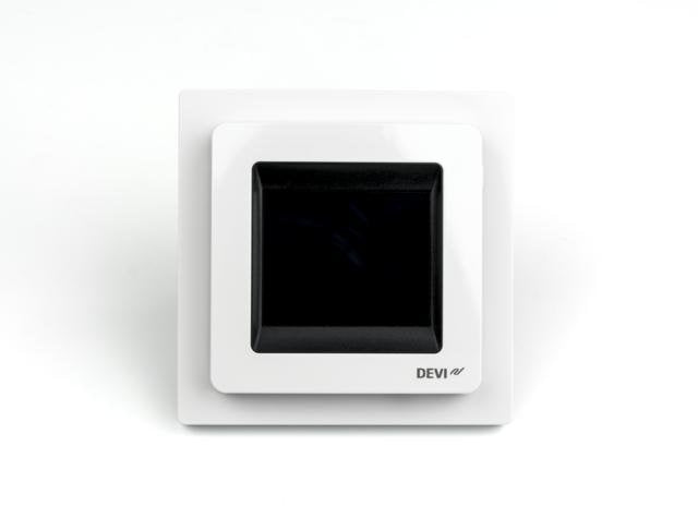 Devi 140f1071 Uhren-Thermost. Devireg , Touch-Display Blanco Polar 9016 16a