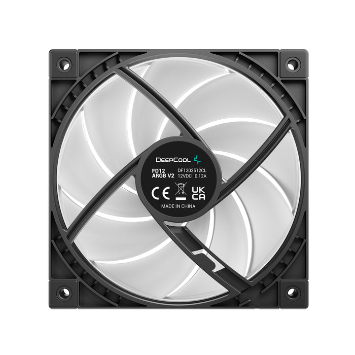 EAN 6933412785415 - DeepCool FD12 ARGB V2 Carcasa del ordenador Ventilador 12 cm Negro imagen 3