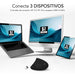 EAN 8436586743055 - SUBBLIM RATON OPTICO DUAL GLIDE VERTICAL ERGO DUAL BATERIA NEGRO ratón Universal mano derecha Bluetooth + imagen 3