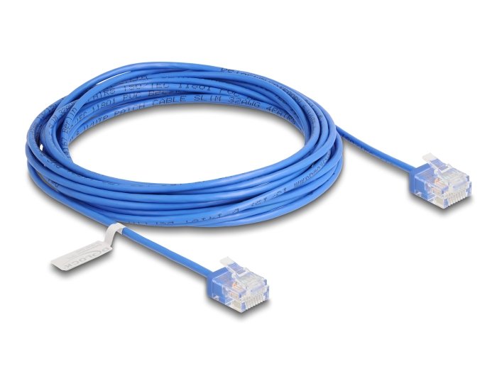 Delock Rj45 Cable De Red Cat.6 Utp Ultra Slim 5 M Aal Con Kurzen Machon