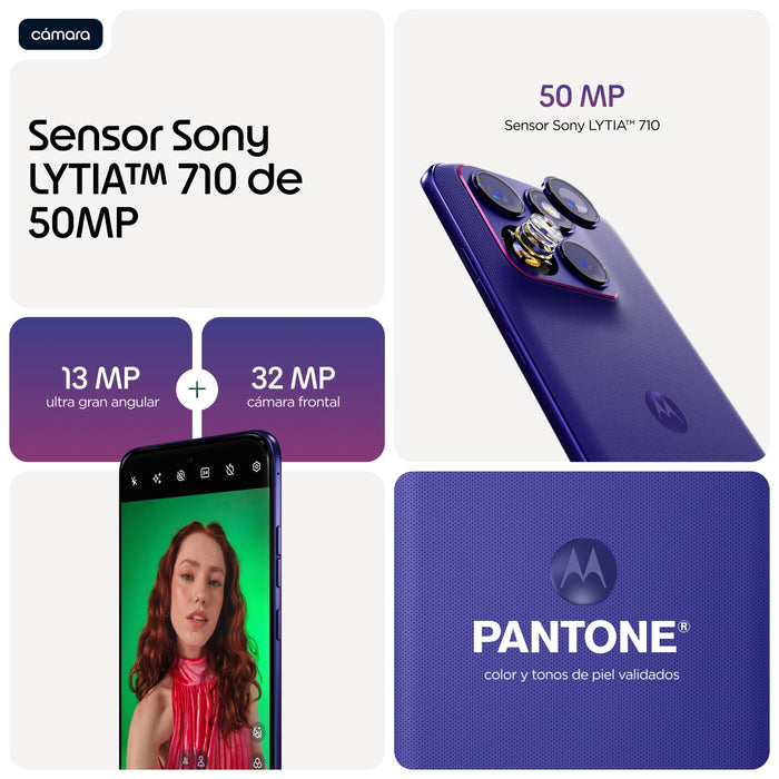 Motorola Xt2605-1 Moto Edge 70 Fusion 5g 8gb Ram 256gb - Orient Blue