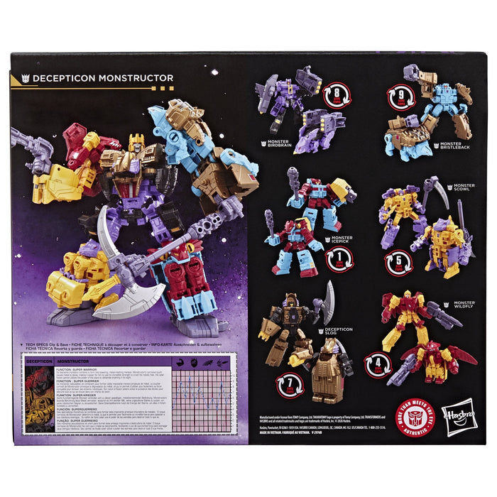 Figuras Hasbro Transformers Age Of The Prime Decepticon Monstructor