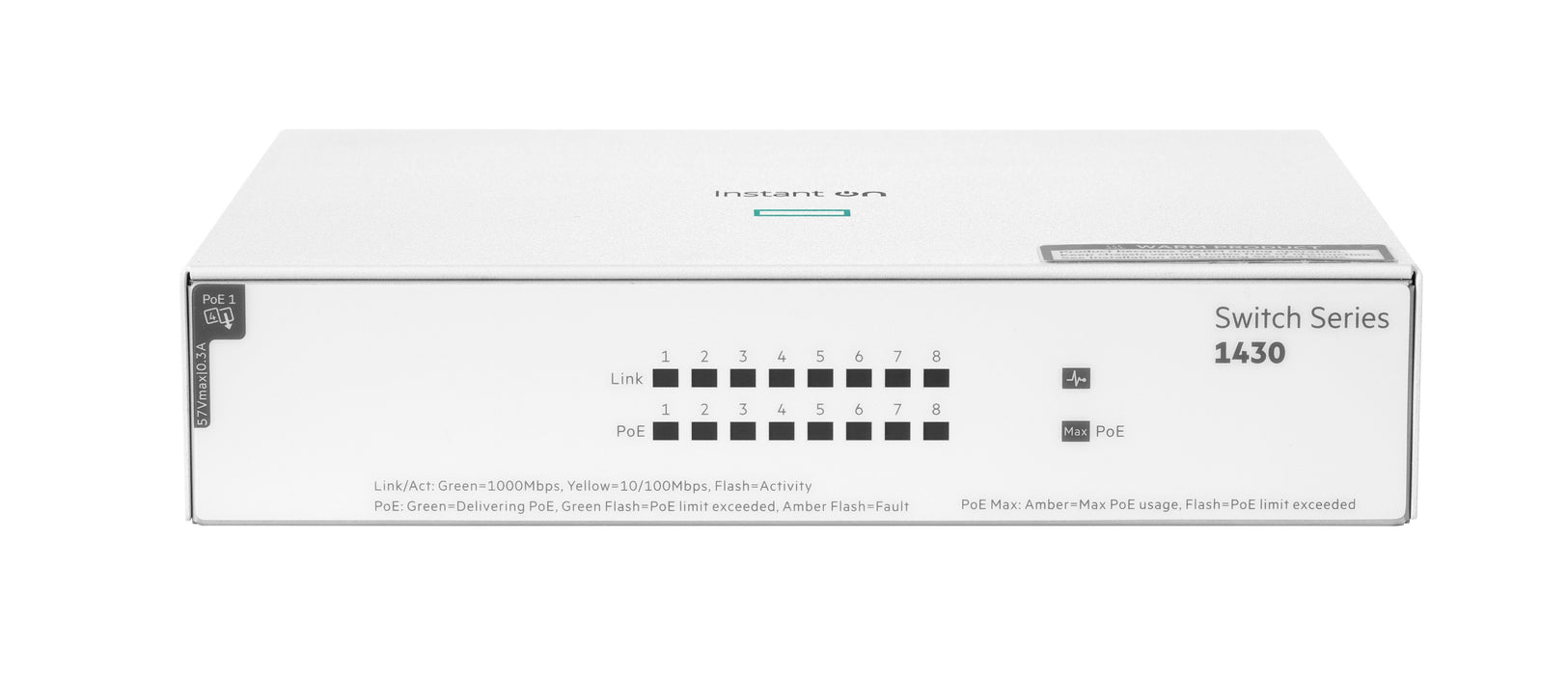 EAN 0190017537931 - HPE Aruba Networking Networking Instant On Switch 8p Gigabit CL4 PoE 64W 1430 imagen 1