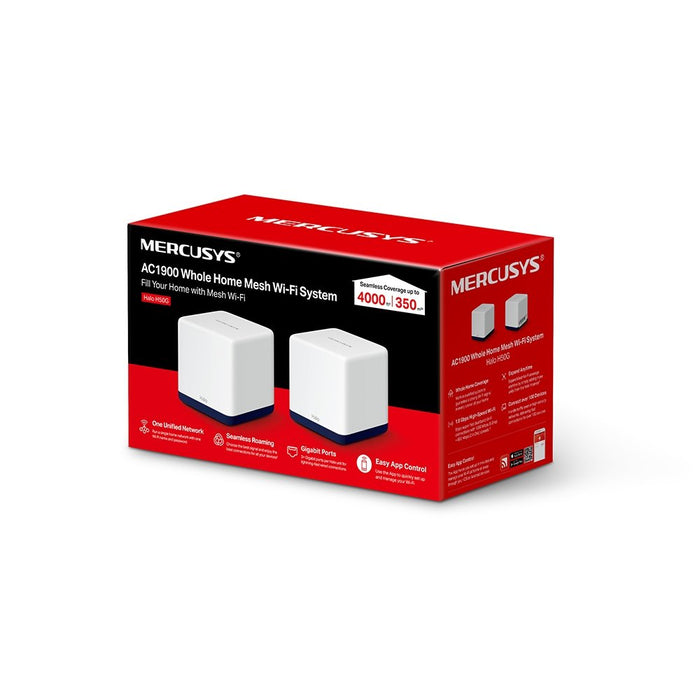 Mercusys Halo H50g(2-Pack) [Ac1900 Whole Home Mesh Wi-Fi System]