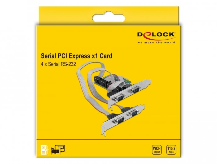 EAN 4043619904105 - DeLOCK 90410 tarjeta y adaptador de interfaz Interno RS-232 imagen 4