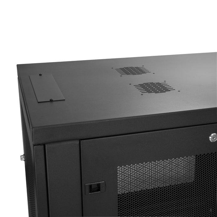 EAN 0065030870252 - StarTech.com RK1233BKM armario rack Rack o bastidor independiente Negro imagen 8