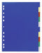EAN 4005546600536 - Durable 6747-27 Separador numérico con pestaña Polipropileno (PP) Azul imagen 1