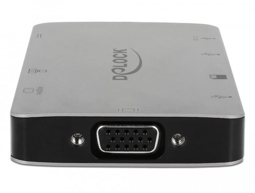 EAN 4043619877355 - DeLOCK 87735 base para portátil y replicador de puertos Alámbrico USB 3.2 Gen 1 (3.1 Gen 1) Type-C Gris imagen 2