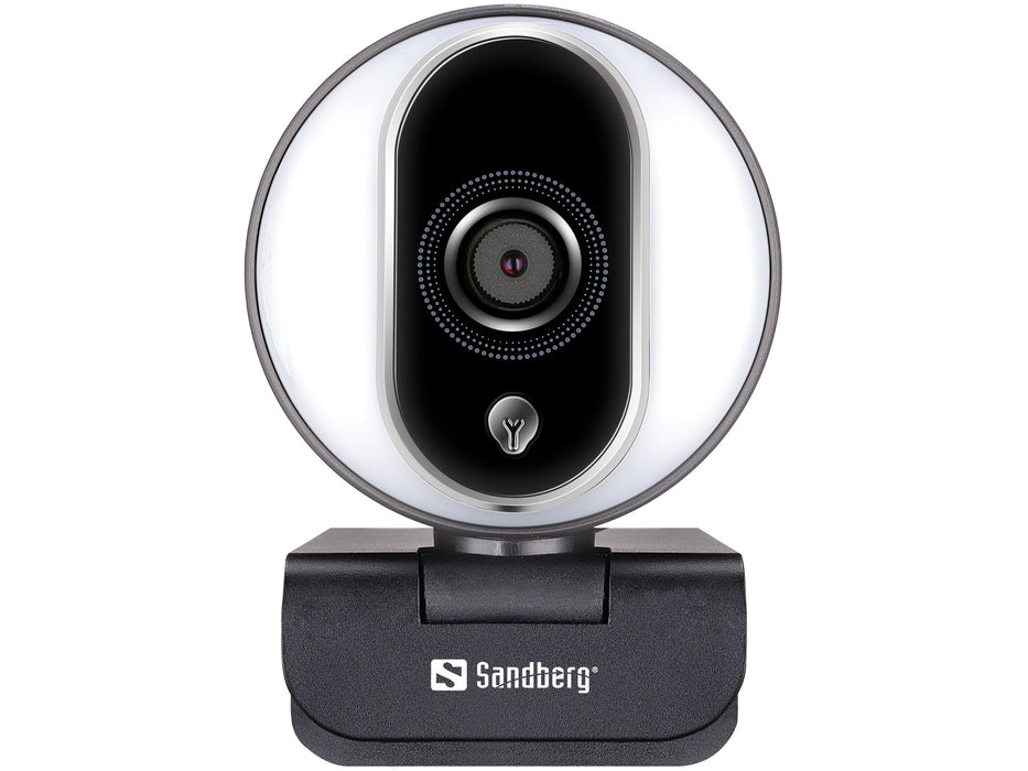 EAN 5705730134128 - Sandberg 134-12 cámara web 2 MP 1920 x 1080 Pixeles USB 2.0 Negro, Plata imagen 2