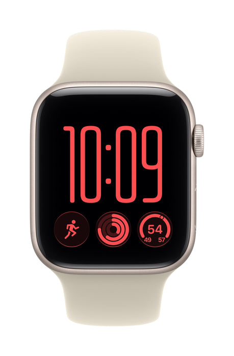 Apple Watch Se3 Gps Cellular 44mm Caja De Aluminio Blanco Estrella Correa Deportiva Arena M L