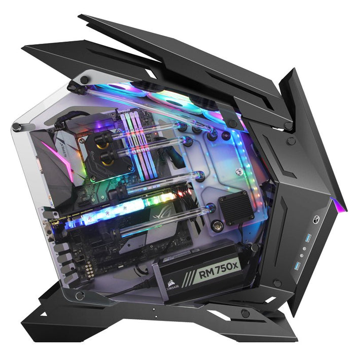 Jonsbo Mod3 Big-Tower Showcase, Tempered Glass - Negro