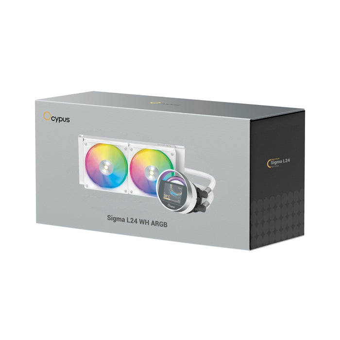 Refrigeración Líquida Cpu Ocypus Sigma L24 Argb (Blanco) Sigma-L24-Wh2aawwn00x-Gl