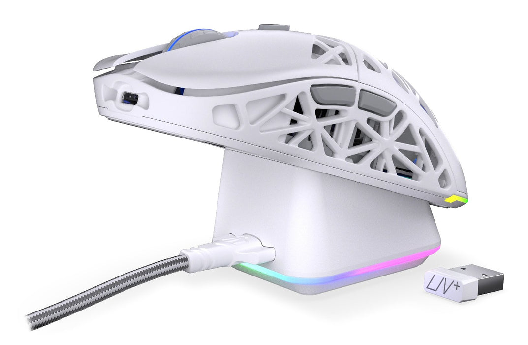EAN 5903018667782 - ENDORFY LIV Plus Wireless Onyx White ratón Juego Ambidextro Bluetooth Óptico 26000 DPI imagen 25