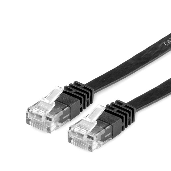 Value Cable De Red Kat.6 Class E Utp Extra-Flach Schwarz 5m