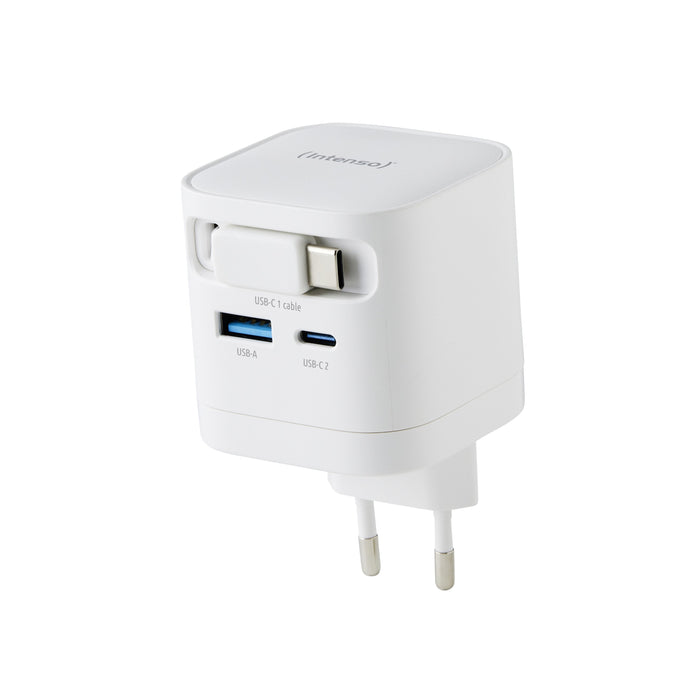 Intenso Compact Fam Charger 65w Usb-C Usb-A Blanco