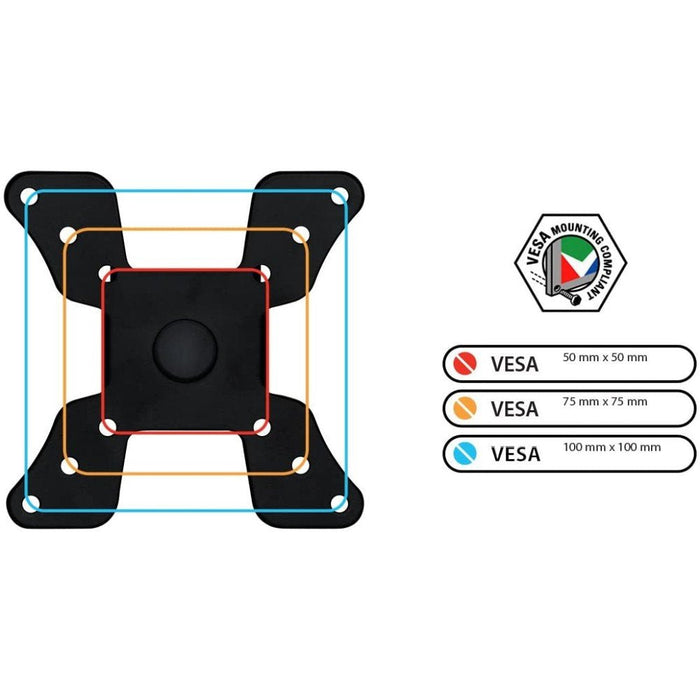 Techly Ica-Lcd 500bk Soporte De Mesa Para Pantalla Plana 76,2 Cm (30") Negro