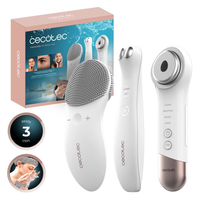 EAN 8435782108330 - Cecotec A01_EU01_102502 masajeador para el cuidado de la piel Cara Blanco imagen 3