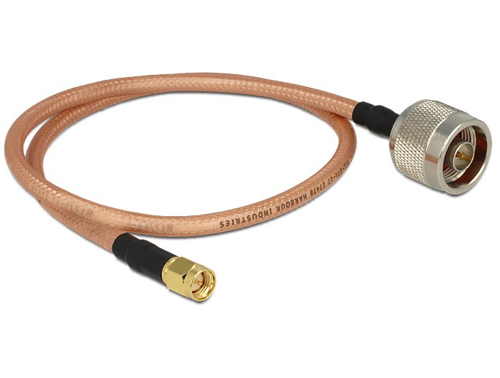 Delock Cable De Antena N Macho > Sma Macho Rg-142 400 Mm Low Loss