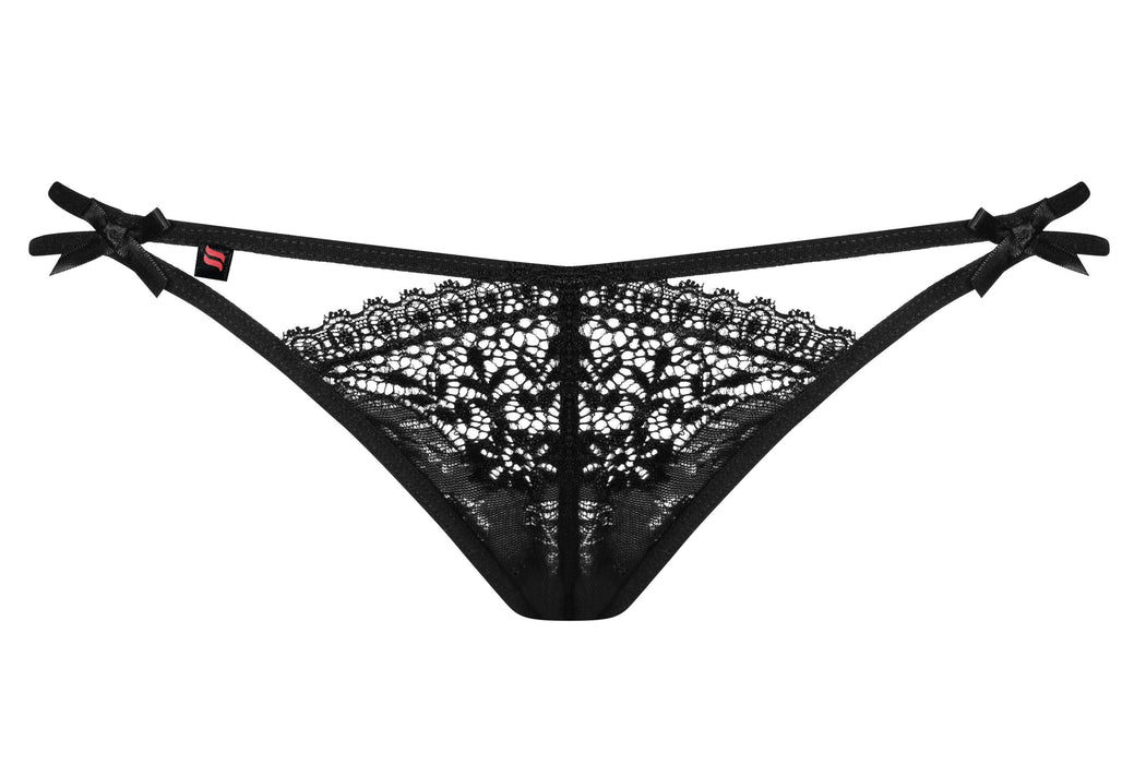 EAN 5901688206157 - Obsessive Intensa Tanga Negro, Translúcido imagen 1