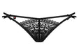 EAN 5901688206157 - Obsessive Intensa Tanga Negro, Translúcido imagen 1