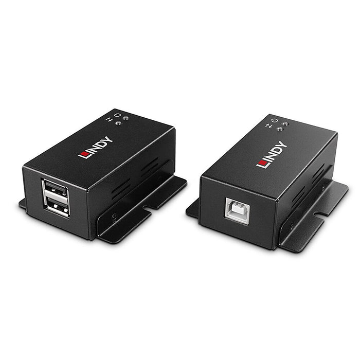 EAN 4002888433860 - Lindy 43386 ampliador de red Transmisor y receptor de red Negro imagen 2