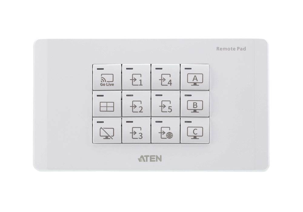 Botonera/Teclado De Red De 12 Teclas (Ue, 2 Vias) De Aten