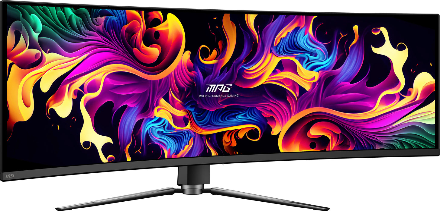 Monitor Msi Mpg 491cqp Qd-Oled  (49") 5120 X 1440 Pixeles Dqhd Qdoled Negro