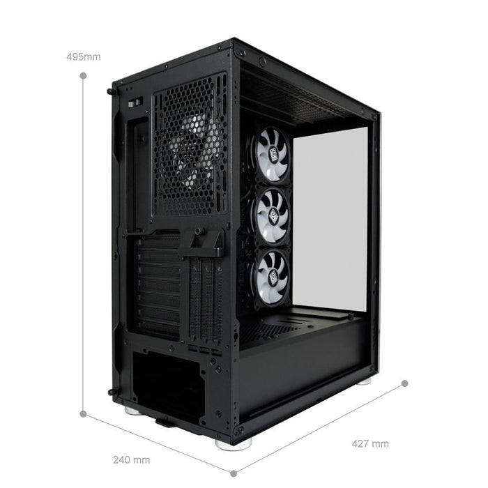 EAN 4260070120015 - LC-Power LC-808B-ON carcasa de ordenador Midi Tower Negro imagen 25