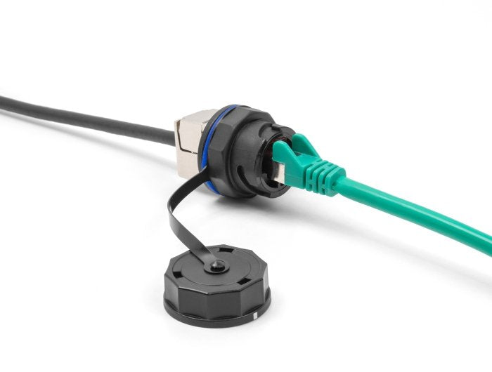 Delock 67050 Tapa Protectora Para Conectores Integrados Rj45 67047 Y 67048 Ip68 Negro Resistente Al Polvo Y Al Agua