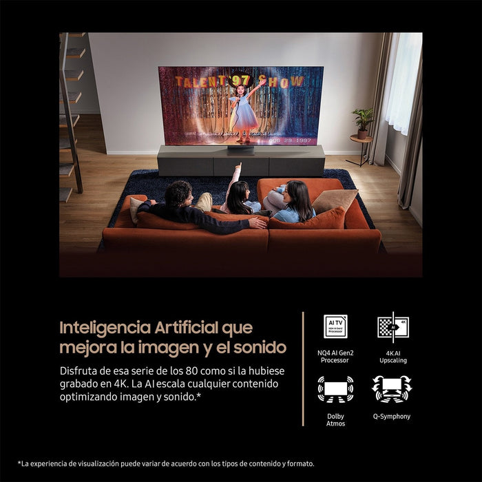 Samsung 65" Neo Qled Mini Led Qn73f 4k Ultra Hd Vision Ai Motion Xcelerator - Smart Tv 2025