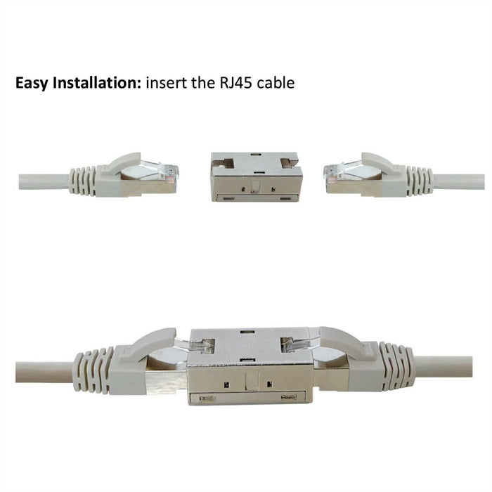 Roline Rj-45 Kupplung Geschirmt, Cat.6a (Class Ea), Metallgehuse