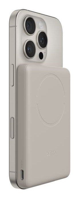 Belkin Boostcharge Slim  5000mah Mag.Powerb. 7,5w Sand Bpd020hqsa