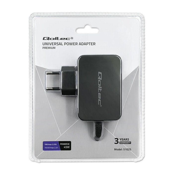 EAN 5901878510255 - Qoltec 51025 adaptador e inversor de corriente Interior Negro imagen 9