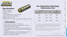 EAN 6952506494620 - Nitecore NL2142LTHPI batería recargable industrial Ión de litio 4200 mAh 3,6 V imagen 10