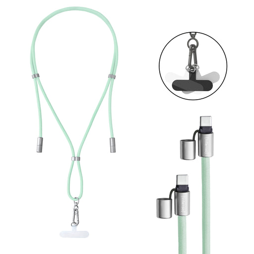 EAN 4034303037131 - Intenso Handykette als Lade- + Datenkabel USB-C bis 1,65m grün cable USB USB C Verde imagen 1