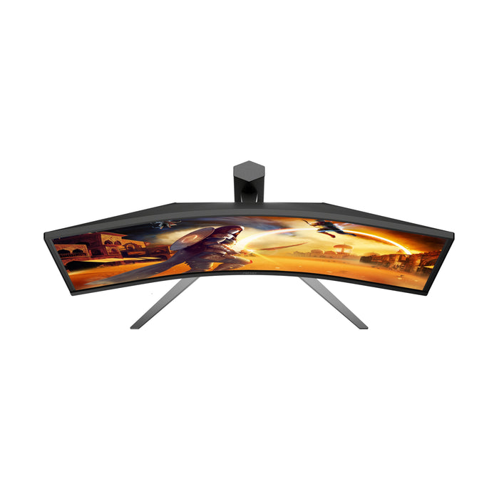 Aoc Cu34g4ca 34" 3440x1440 Fast Va Flat H A 130 Mm Aoc G4 21:9 1500r Wqhd 180hz Fastva 1ms Gtg Hdr400 Has Usbc 90w Usb Hub