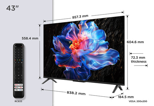 EAN 5901292526009 - TCL V6C 43V6C Televisor 109,2 cm (43") 4K Ultra HD Smart TV Wifi Metálico 260 cd / m² imagen 2