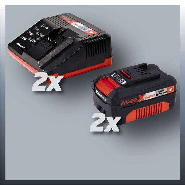EAN 4006825610338 - Einhell GE-CM 43 Li M Kit Cortacésped manual Batería Negro, Gris, Rojo imagen 4