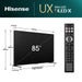 EAN 6942351408446 - Hisense 85UXNQ 2,16 m (85") 4K Ultra HD Smart TV Wifi Negro 5000 cd / m² imagen 2