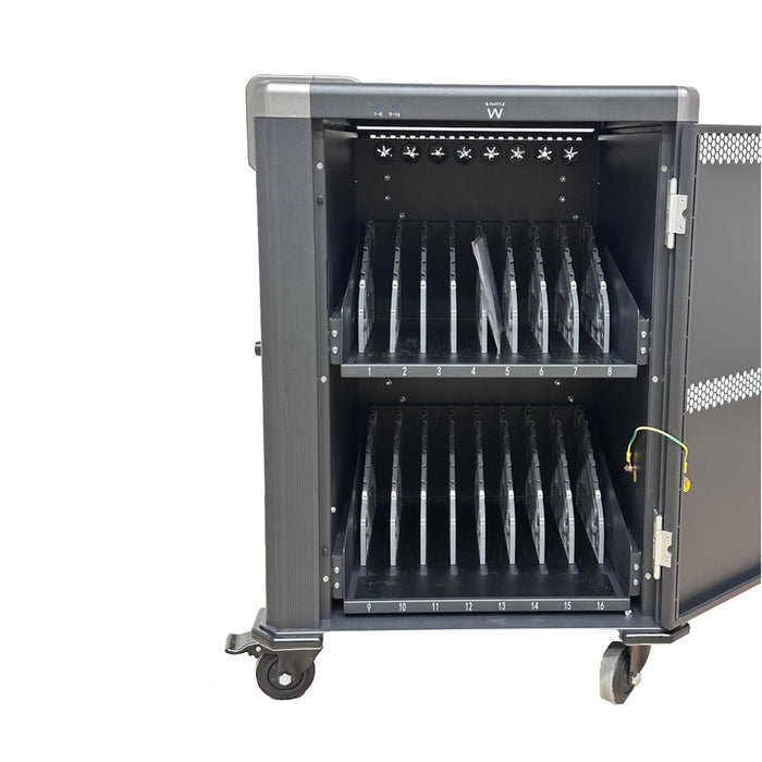 EAN 8052101434910 - Ewent EW1703 carrito y armario de dispositivo portátil Carro de gestión y carga para dispositivos portáti imagen 2
