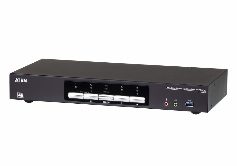 EAN 4719264645969 - ATEN CS1944DP-AT-G interruptor KVM Negro imagen 1
