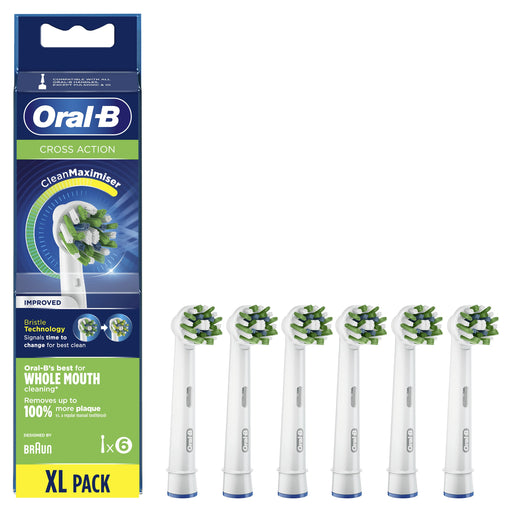 EAN 4210201321477 - Oral-B CrossAction 80339345 cepillo de cabello 6 pieza(s) Azul, Verde, Blanco imagen 1