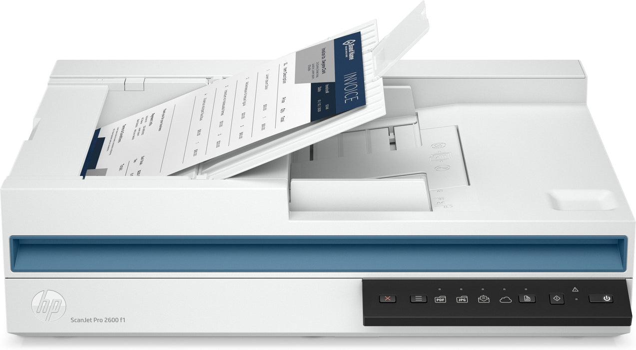 Escáner Documental Hp Scanjet Pro 2600 F1 Con Alimentador De Documentos Adf Doble Cara