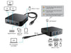 EAN 5704174470359 - eSTUFF GLB232003 base para portátil y replicador de puertos Alámbrico USB 2.0 Type-C Negro imagen 2